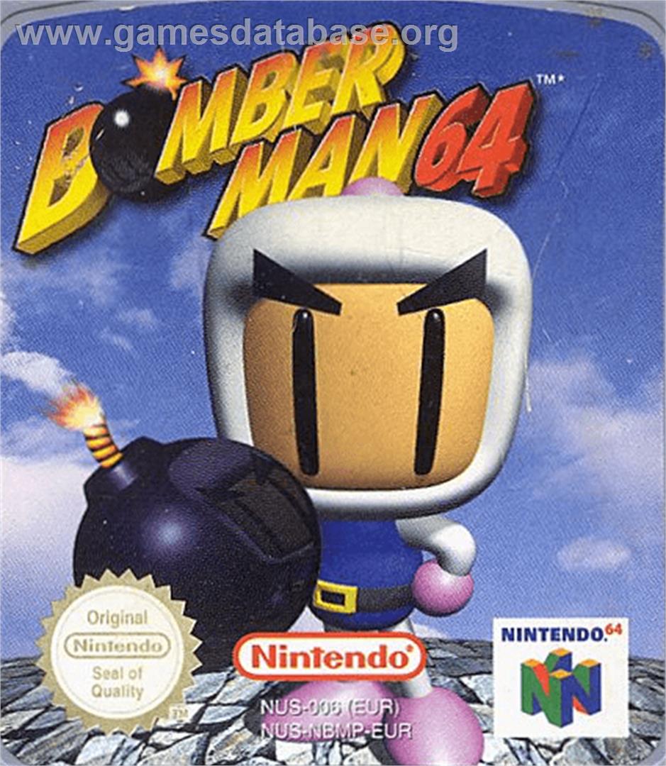 Bomberman 64: The Second Attack - Nintendo N64 - Artwork - Cartridge Top
