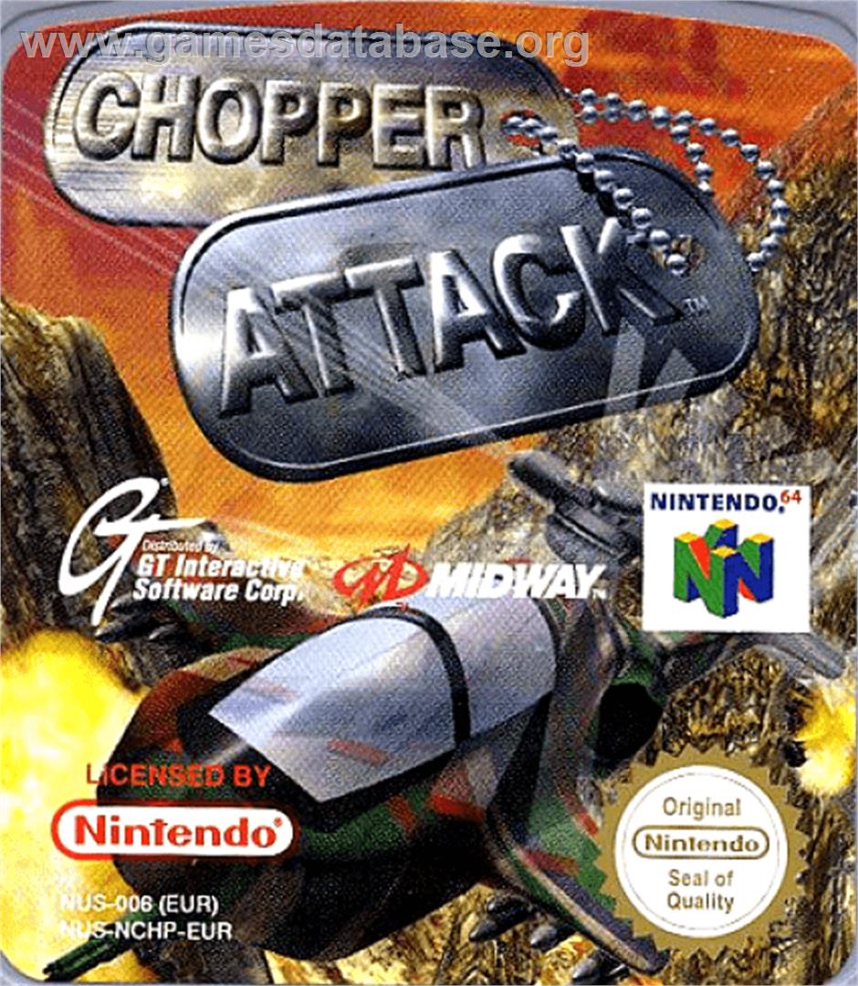 Chopper Attack - Nintendo N64 - Artwork - Cartridge Top