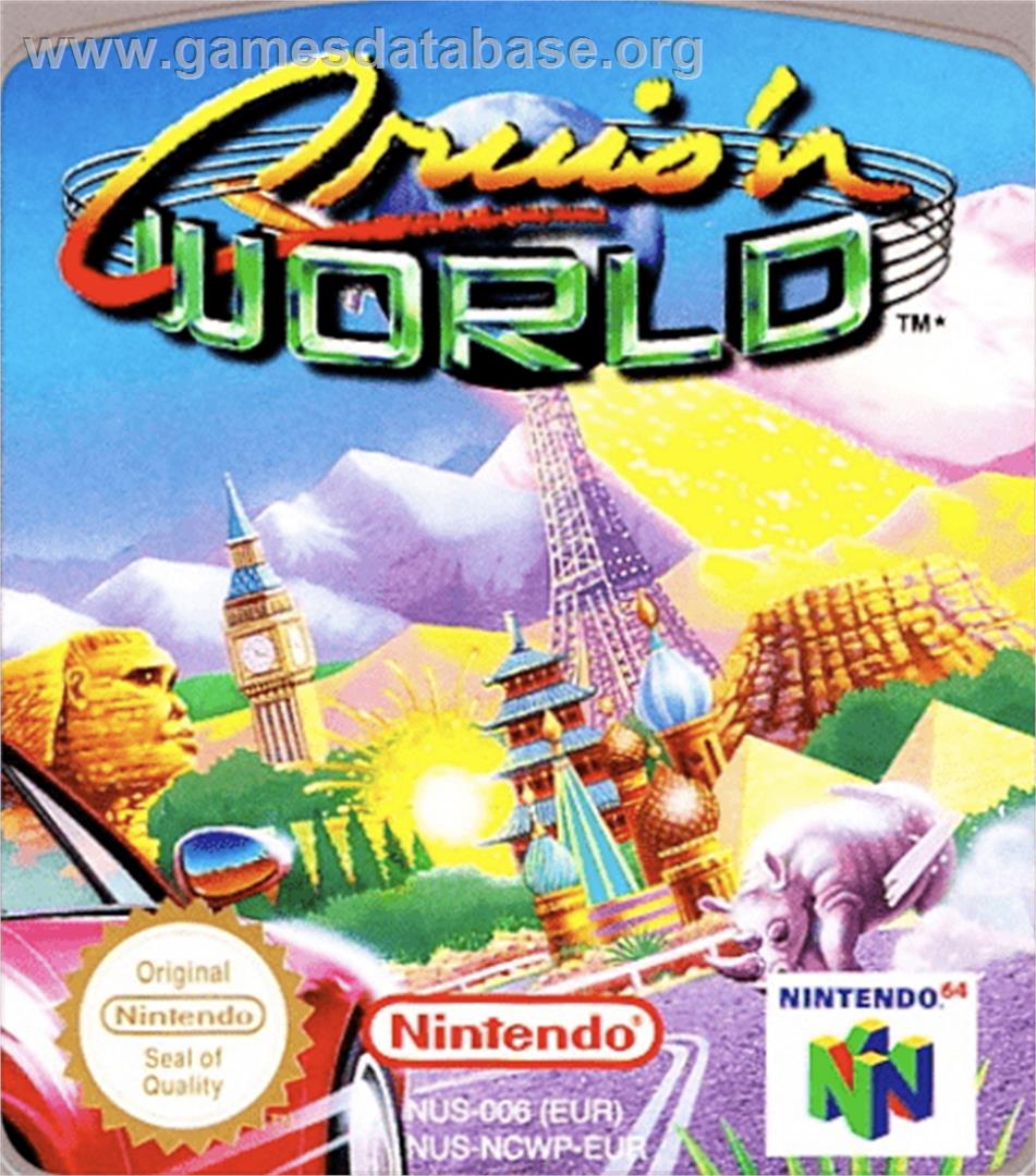 Cruis'n World - Nintendo N64 - Artwork - Cartridge Top