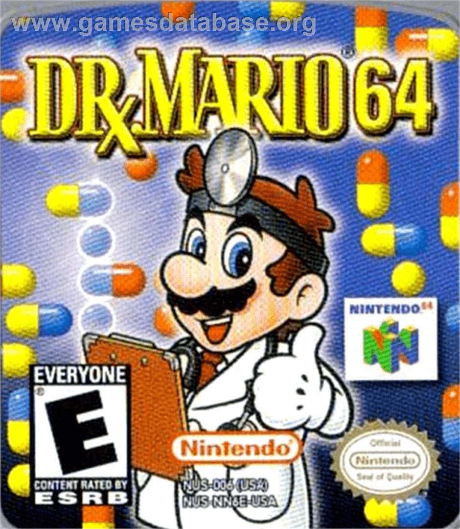 Dr. Mario 64 - Nintendo N64 - Artwork - Cartridge Top