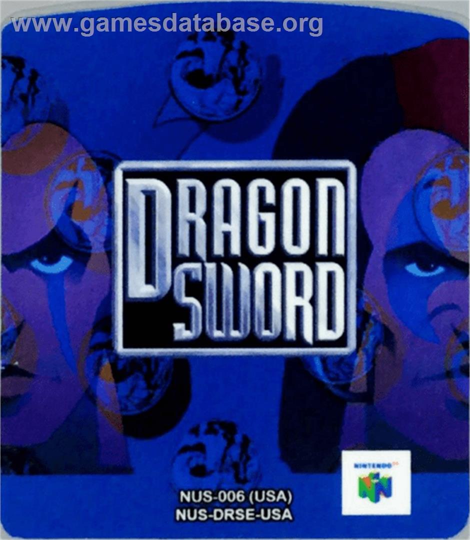Dragon Sword 64 - Nintendo N64 - Artwork - Cartridge Top