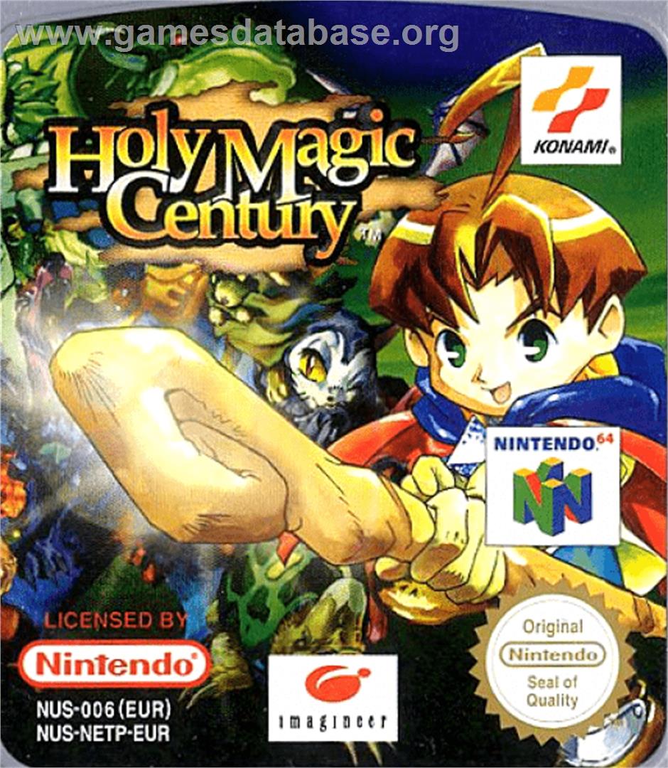 Holy Magic Century - Nintendo N64 - Artwork - Cartridge Top