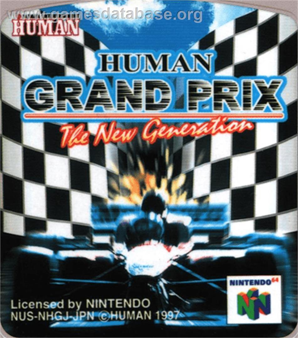 Human Grand Prix: The New Generation - Nintendo N64 - Artwork - Cartridge Top