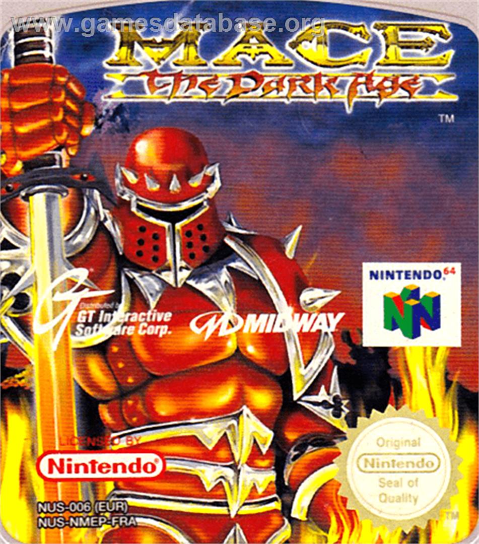 Mace: The Dark Age - Nintendo N64 - Artwork - Cartridge Top