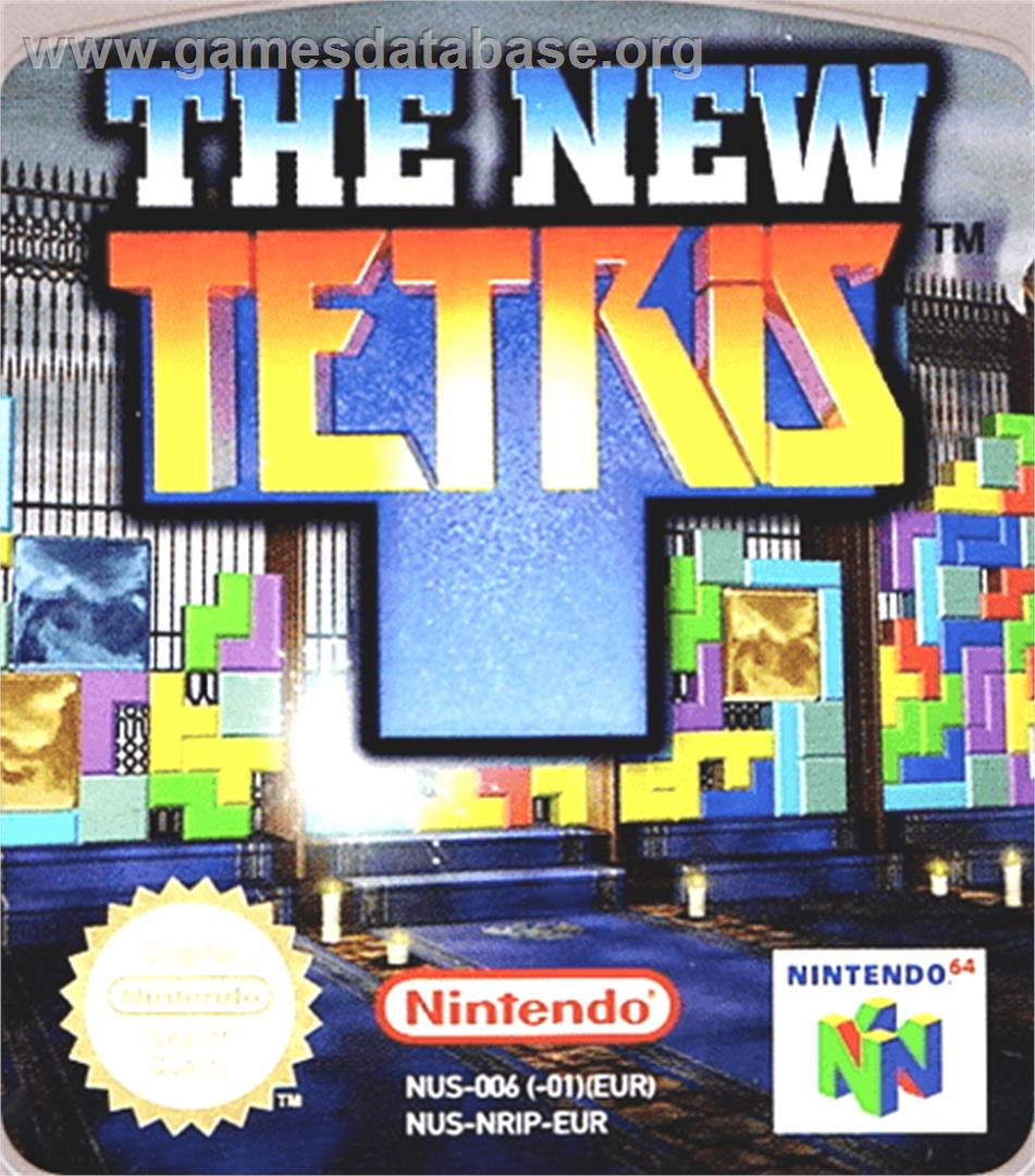 New Tetris - Nintendo N64 - Artwork - Cartridge Top
