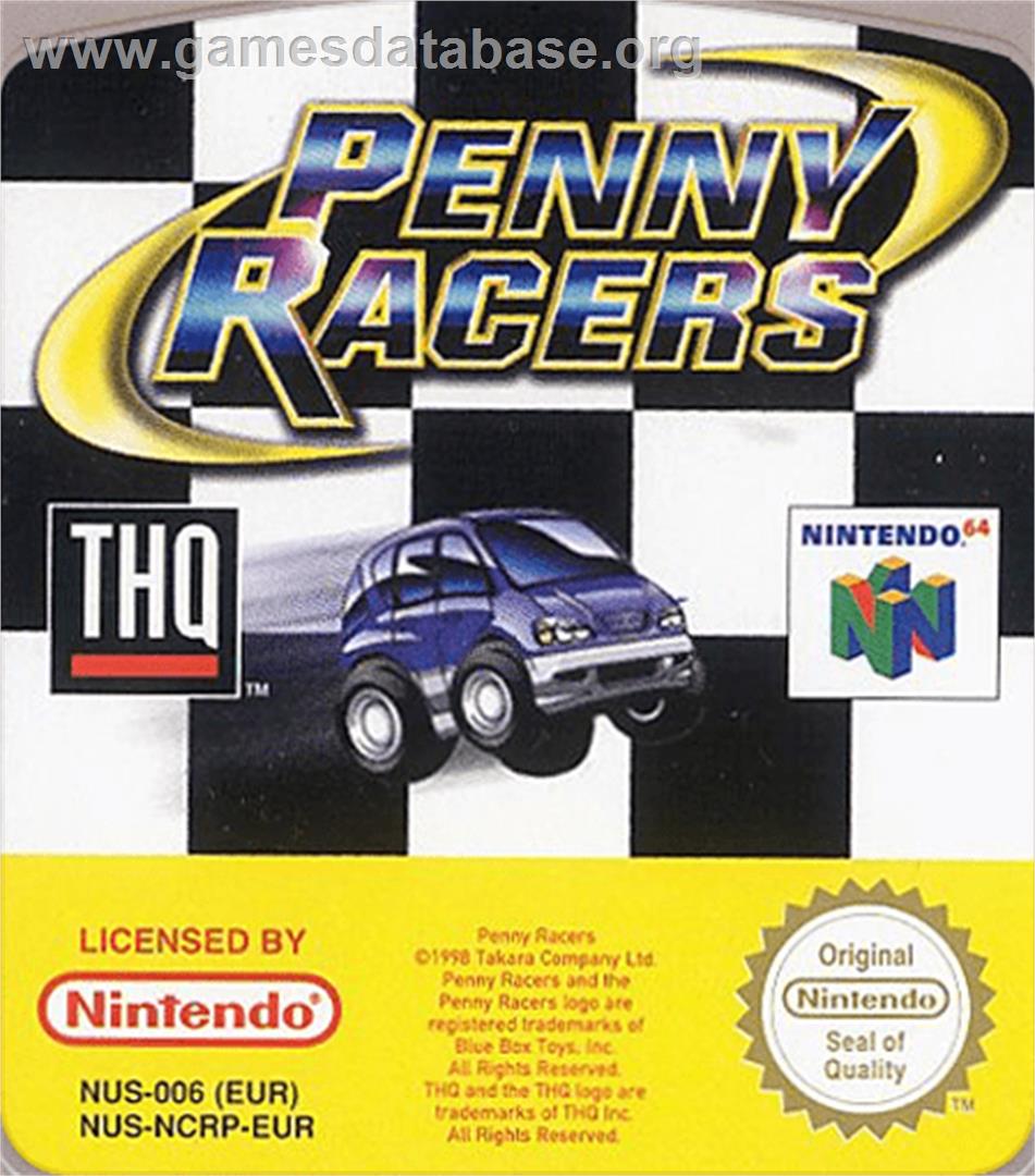 Penny Racers - Nintendo N64 - Artwork - Cartridge Top