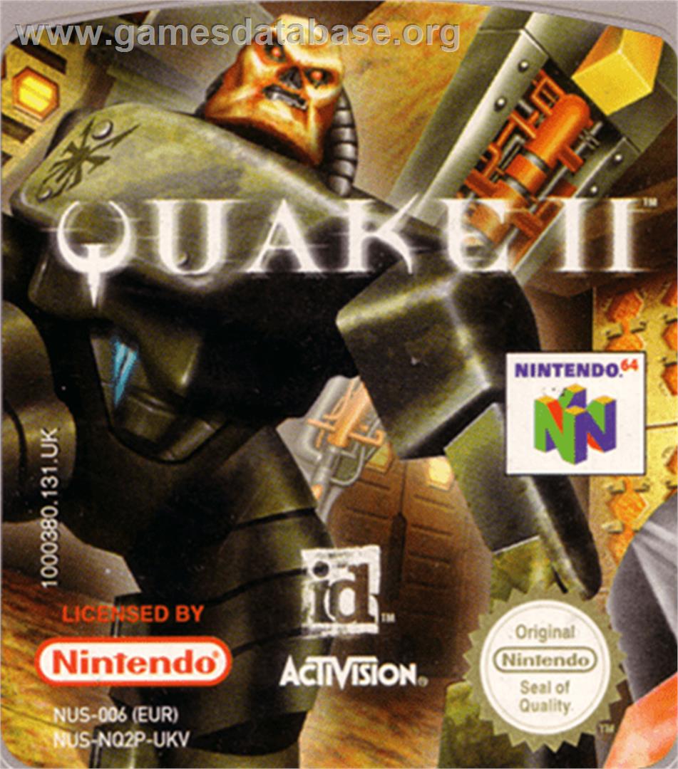 Quake 2 - Nintendo N64 - Artwork - Cartridge Top