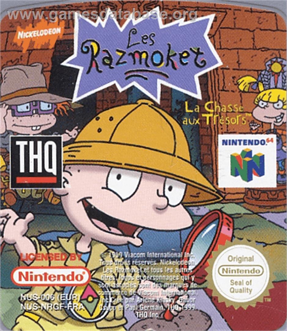 Razmoket: La Chasse Aux Tresors - Nintendo N64 - Artwork - Cartridge Top
