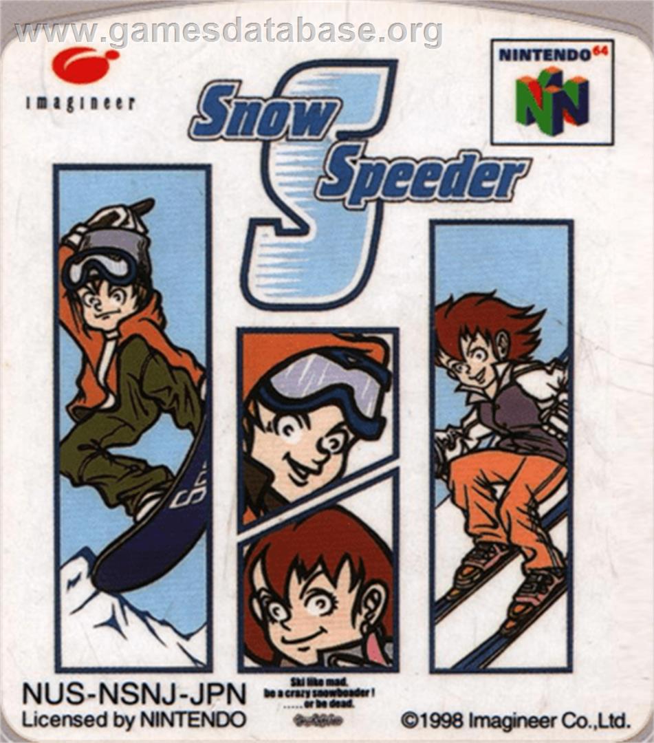Snow Speeder - Nintendo N64 - Artwork - Cartridge Top