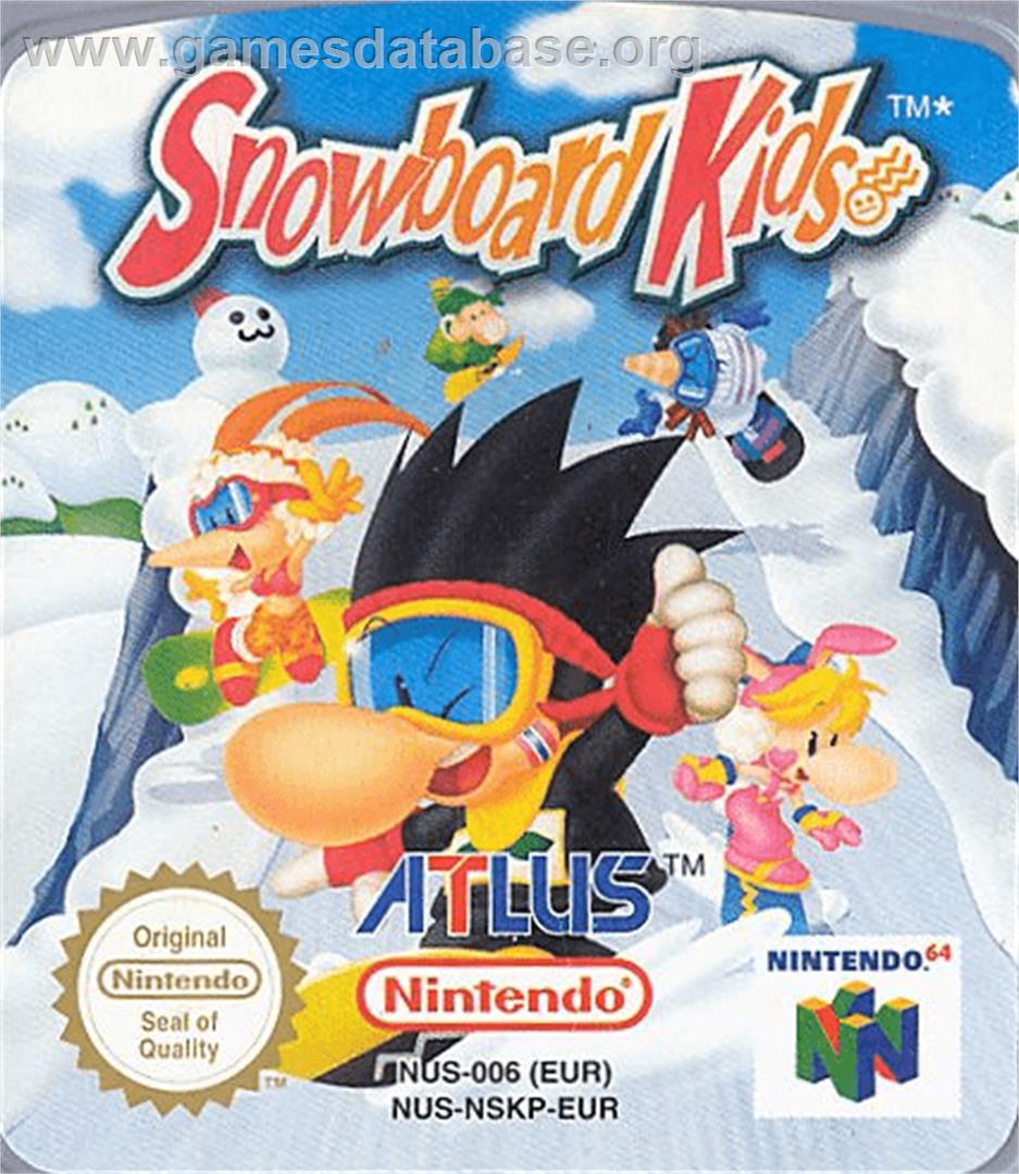 Snowboard Kids - Nintendo N64 - Artwork - Cartridge Top