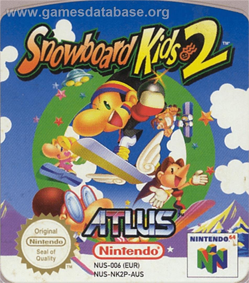 Snowboard Kids 2 - Nintendo N64 - Artwork - Cartridge Top