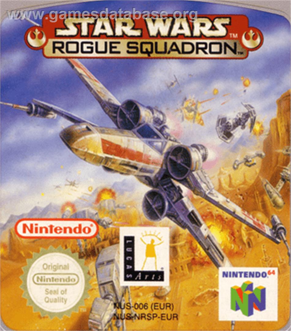 Star Wars - Rogue Squadron - Nintendo N64 - Artwork - Cartridge Top