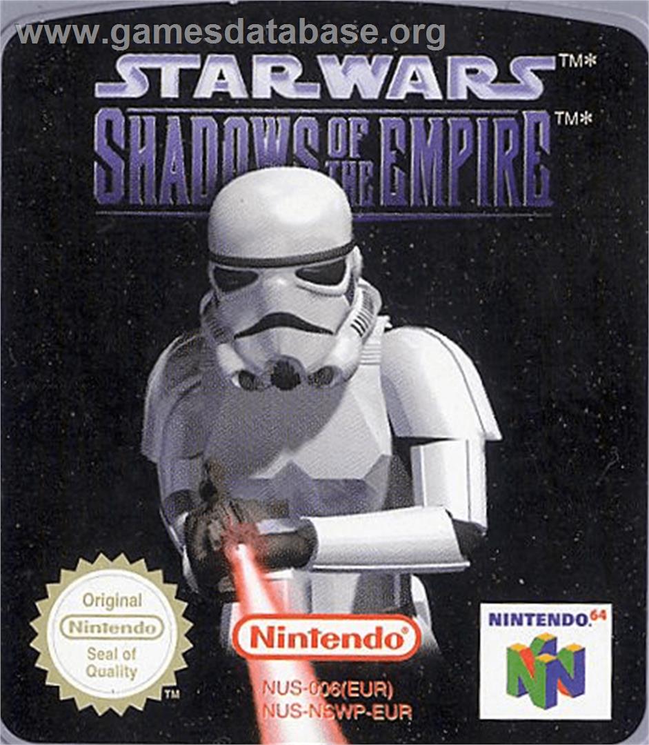 Star Wars - Shadows Of The Empire - Nintendo N64 - Artwork - Cartridge Top