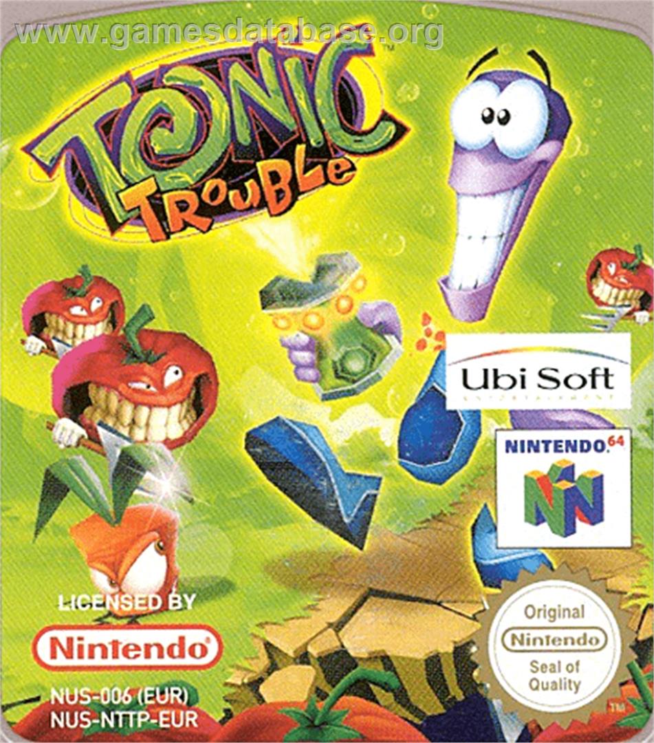 Tonic Trouble - Nintendo N64 - Artwork - Cartridge Top