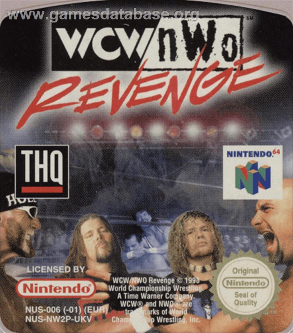 WCW/NWO Revenge - Nintendo N64 - Artwork - Cartridge Top