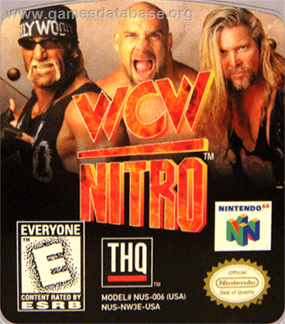 WCW Nitro - Nintendo N64 - Artwork - Cartridge Top