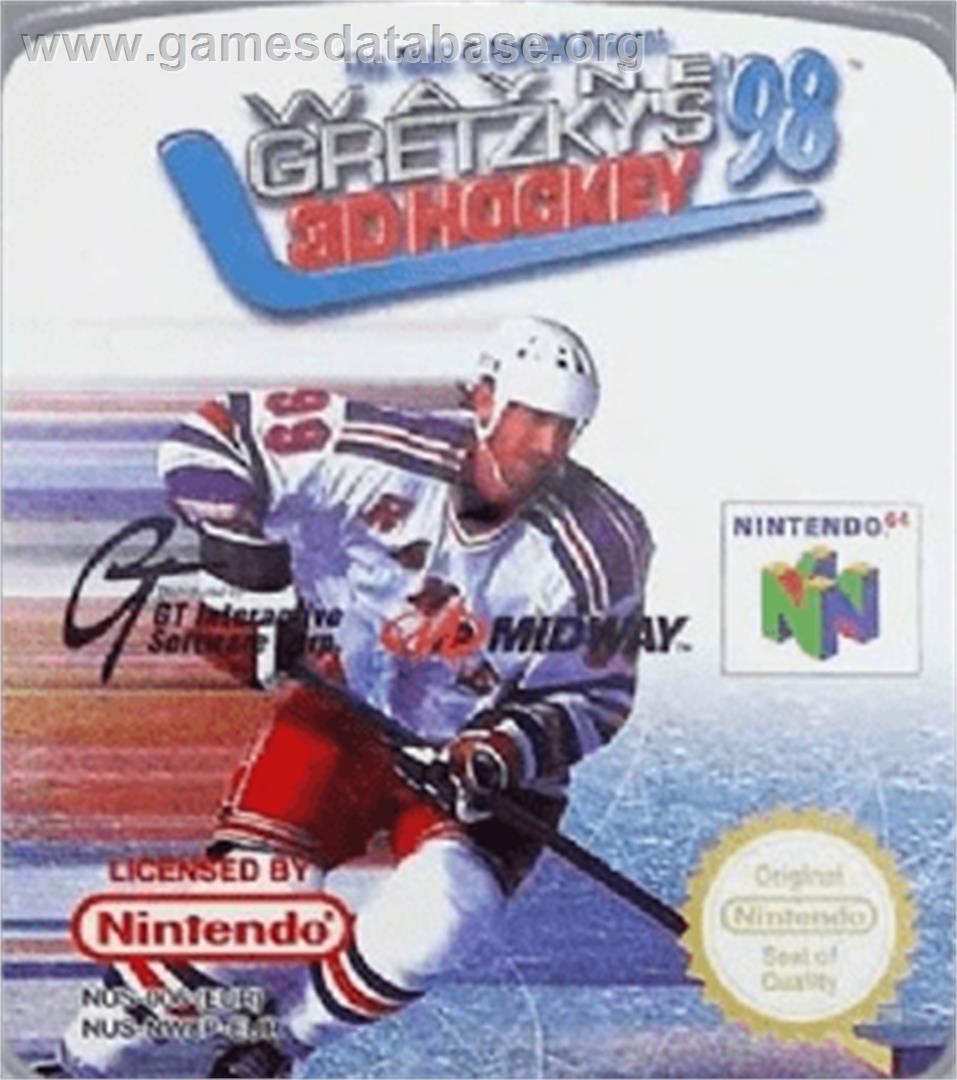 Wayne Gretzky's 3D Hockey '98 - Nintendo N64 - Artwork - Cartridge Top