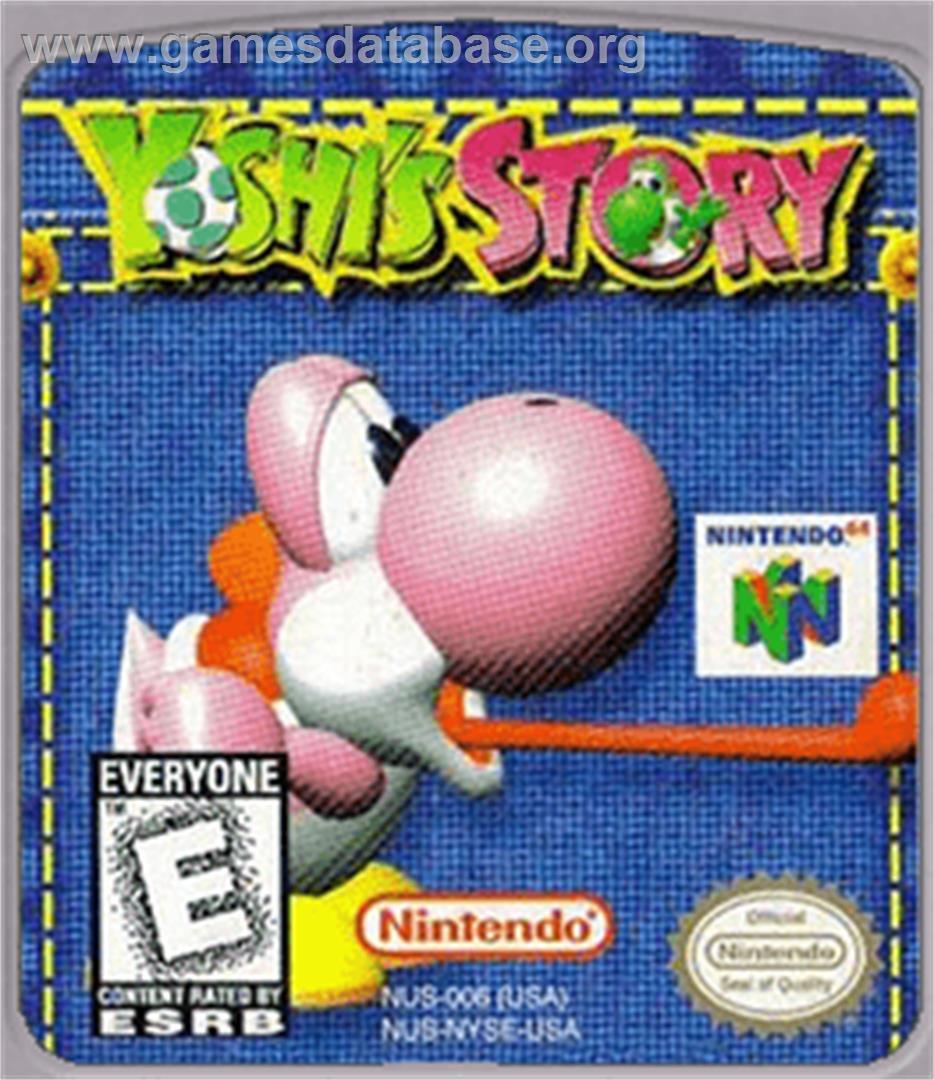 Yoshi's Story - Nintendo N64 - Artwork - Cartridge Top