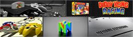 Arcade Cabinet Marquee for Diddy Kong Racing.