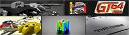 Arcade Cabinet Marquee for GT 64: Championship Edition.