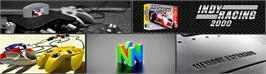 Arcade Cabinet Marquee for Indy Racing 2000.