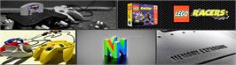 Arcade Cabinet Marquee for Lego Racers.