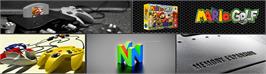 Arcade Cabinet Marquee for Mario Golf.