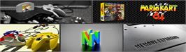 Arcade Cabinet Marquee for Mario Kart 64.