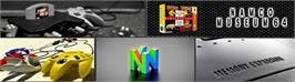 Arcade Cabinet Marquee for Namco Museum 64.