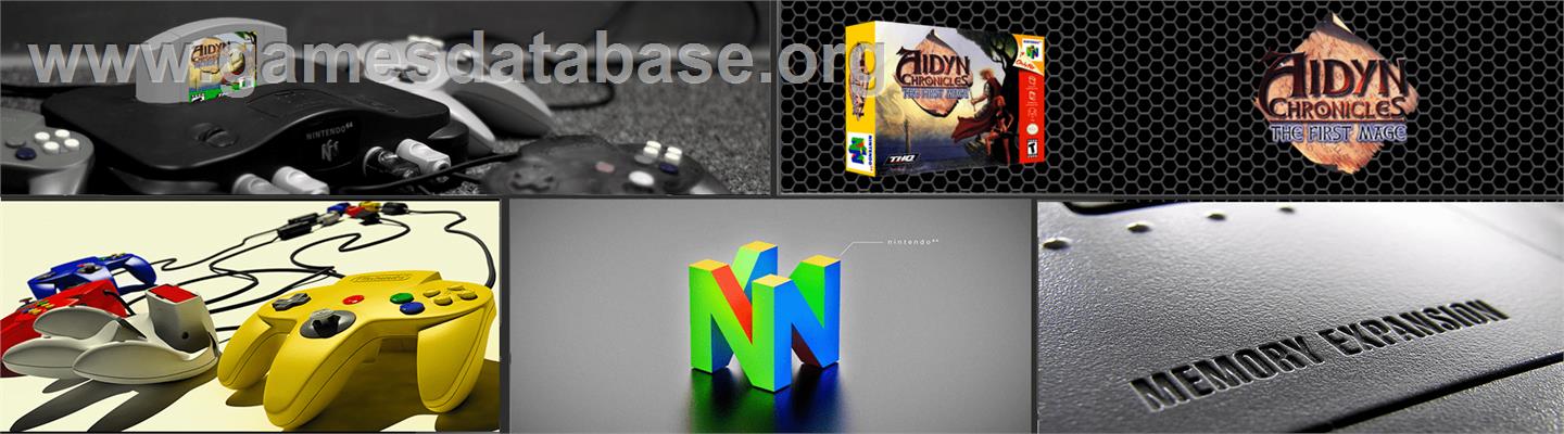 Aidyn Chronicles: The First Mage - Nintendo N64 - Artwork - Marquee