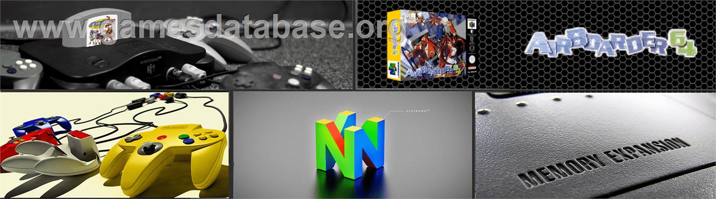 Air Boarder 64 - Nintendo N64 - Artwork - Marquee
