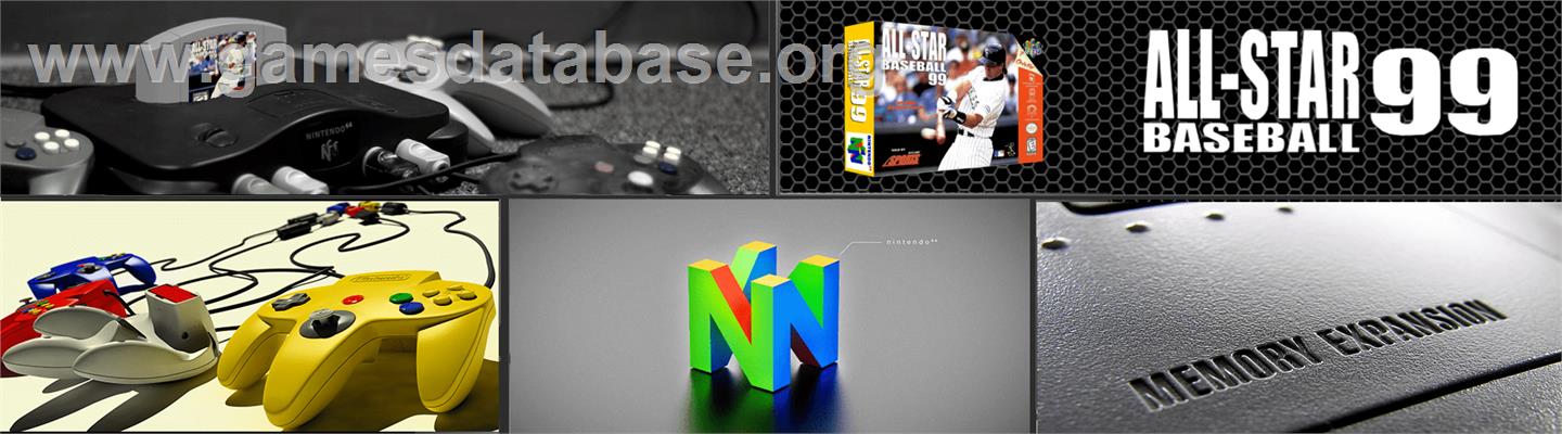 All-Star Baseball '99 - Nintendo N64 - Artwork - Marquee