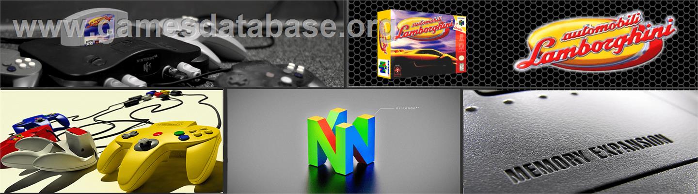 Automobili Lamborghini - Nintendo N64 - Artwork - Marquee