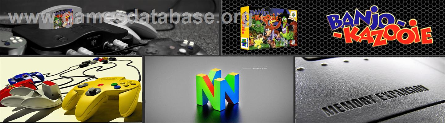 Banjo-kazooie - Nintendo N64 - Artwork - Marquee