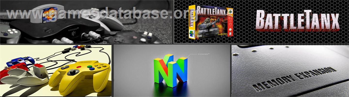 BattleTanx: Global Assault - Nintendo N64 - Artwork - Marquee