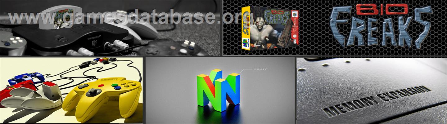 BioFreaks - Nintendo N64 - Artwork - Marquee