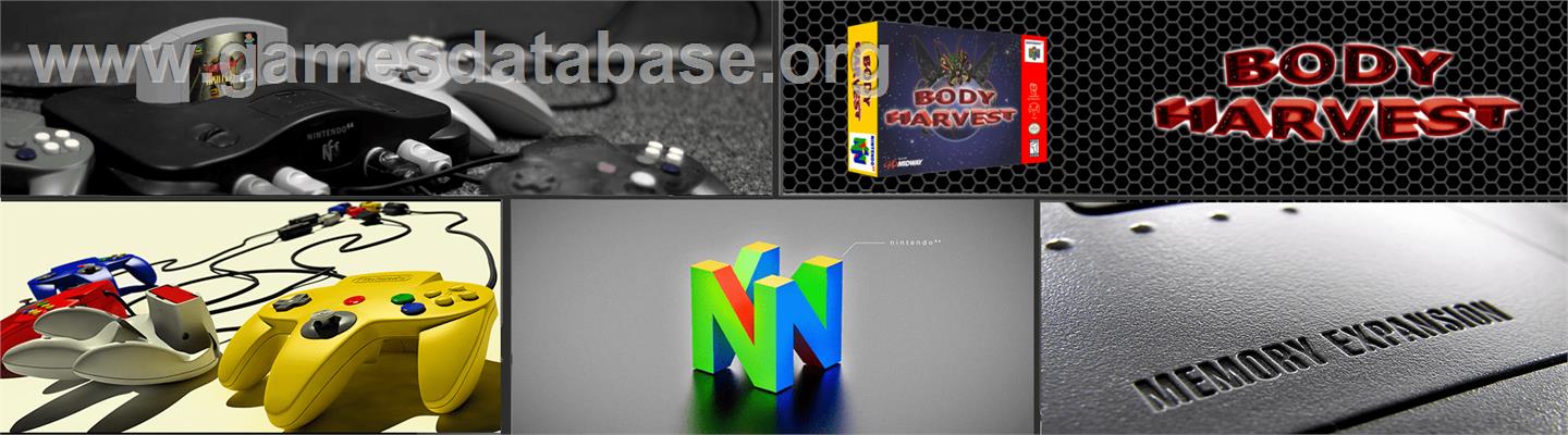 Body Harvest - Nintendo N64 - Artwork - Marquee