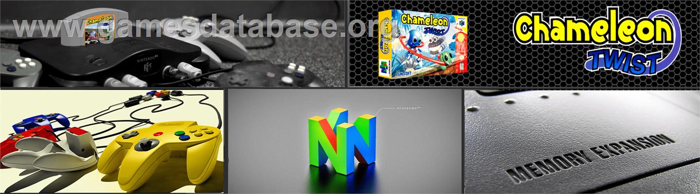 Chameleon Twist - Nintendo N64 - Artwork - Marquee