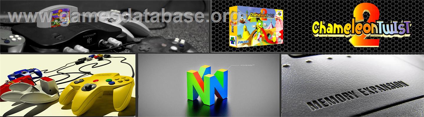 Chameleon Twist 2 - Nintendo N64 - Artwork - Marquee