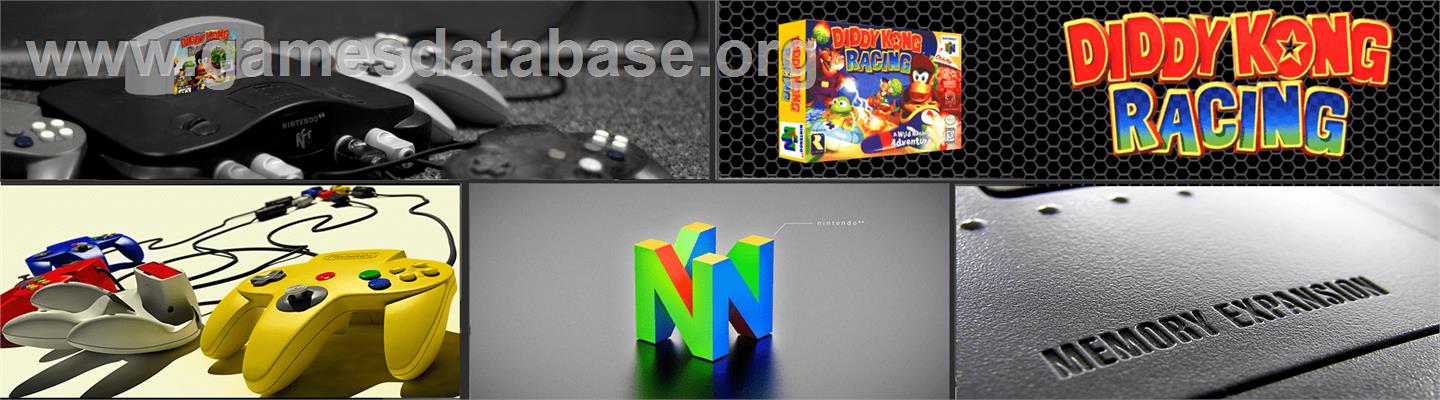 Diddy Kong Racing - Nintendo N64 - Artwork - Marquee