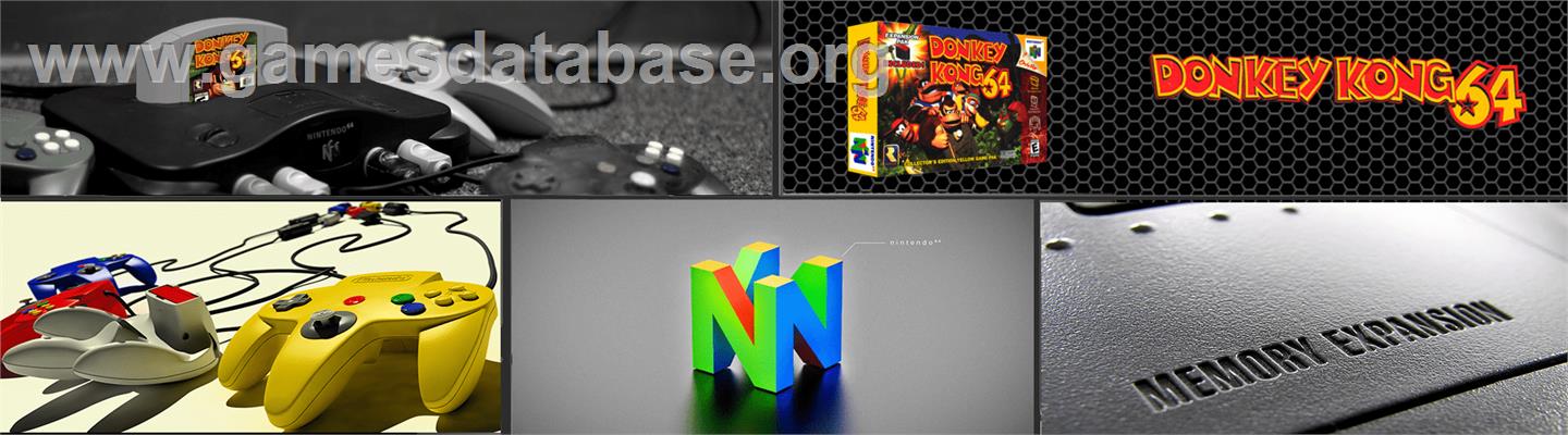 Donkey Kong 64 - Nintendo N64 - Artwork - Marquee