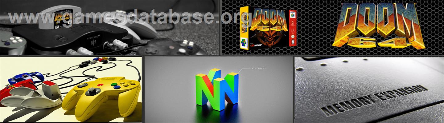 Doom 64 - Nintendo N64 - Artwork - Marquee