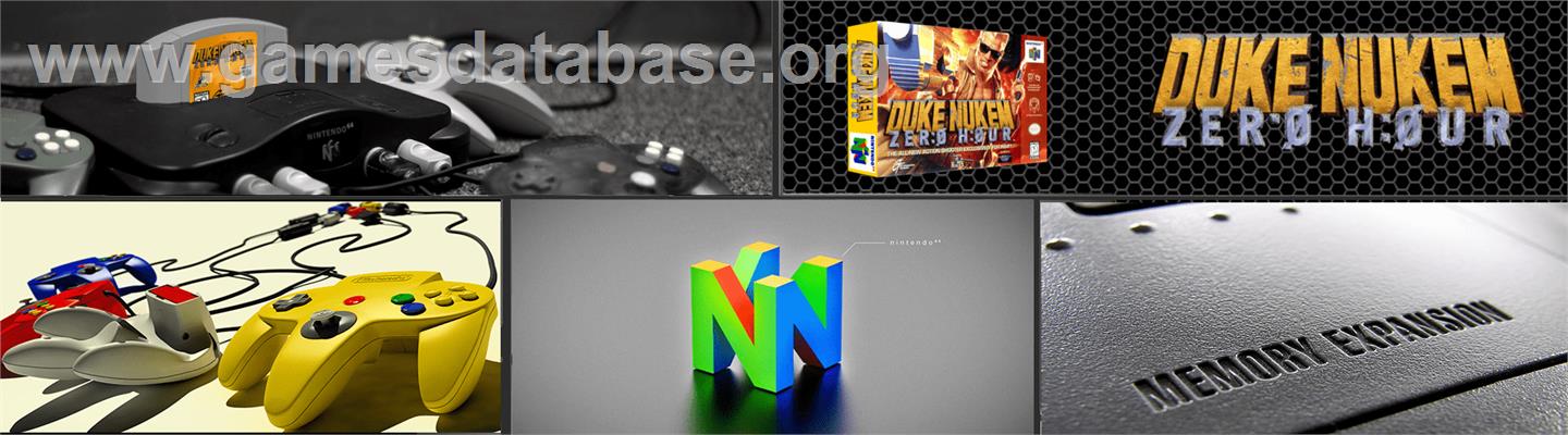 Duke Nukem: Zero Hour - Nintendo N64 - Artwork - Marquee