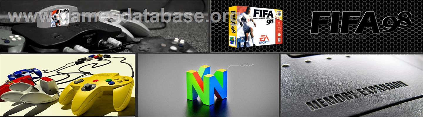 FIFA 98: Road to World Cup - Nintendo N64 - Artwork - Marquee