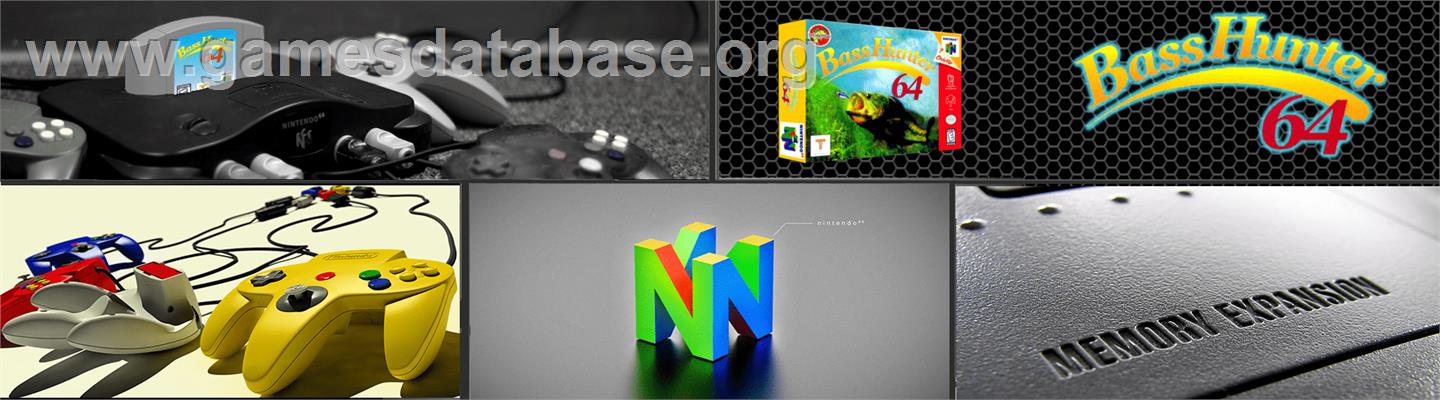 In-Fisherman Bass Hunter 64 - Nintendo N64 - Artwork - Marquee