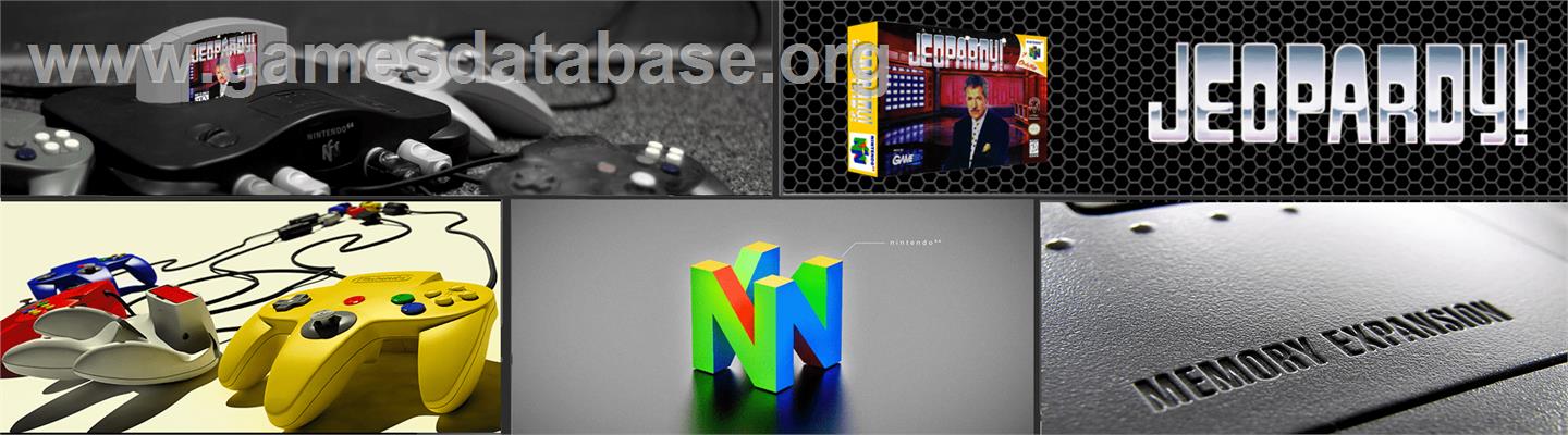 Jeopardy - Nintendo N64 - Artwork - Marquee