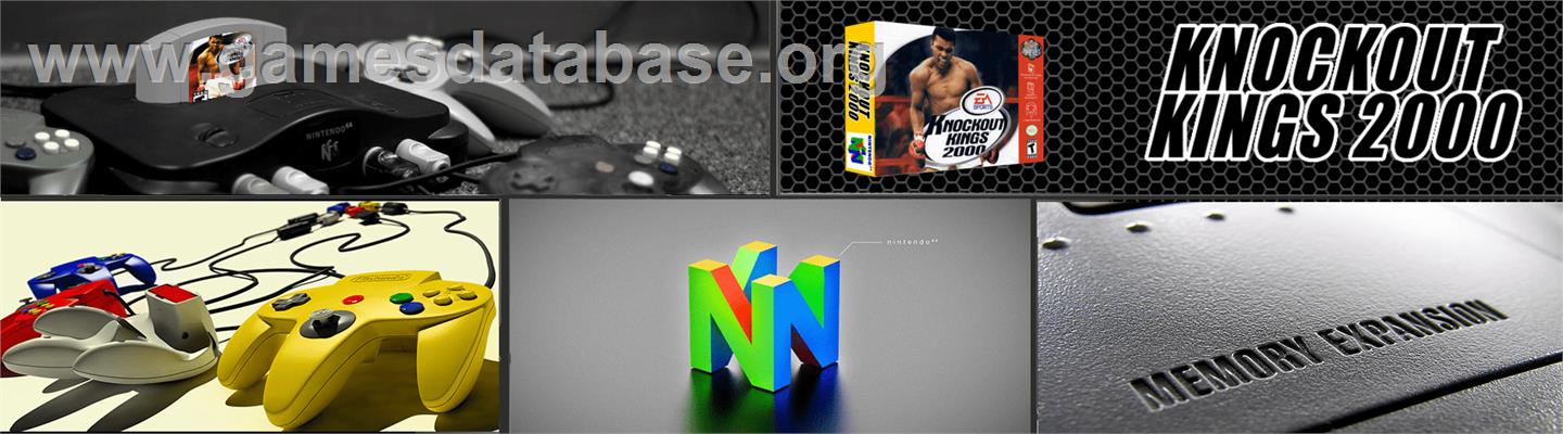 Knockout Kings 2000 - Nintendo N64 - Artwork - Marquee