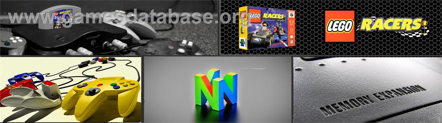 LEGO Racers - Nintendo N64 - Artwork - Marquee
