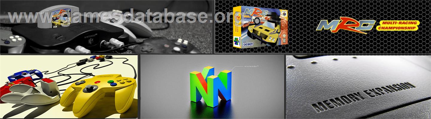 MRC: Multi Racing Championship - Nintendo N64 - Artwork - Marquee
