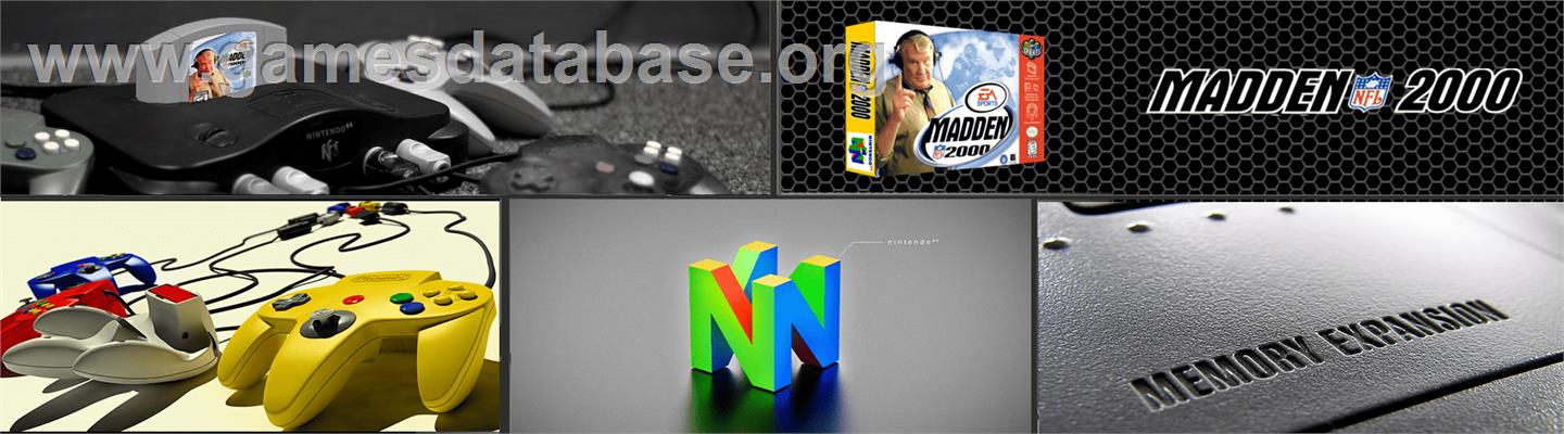 Madden NFL 2000 - Nintendo N64 - Artwork - Marquee